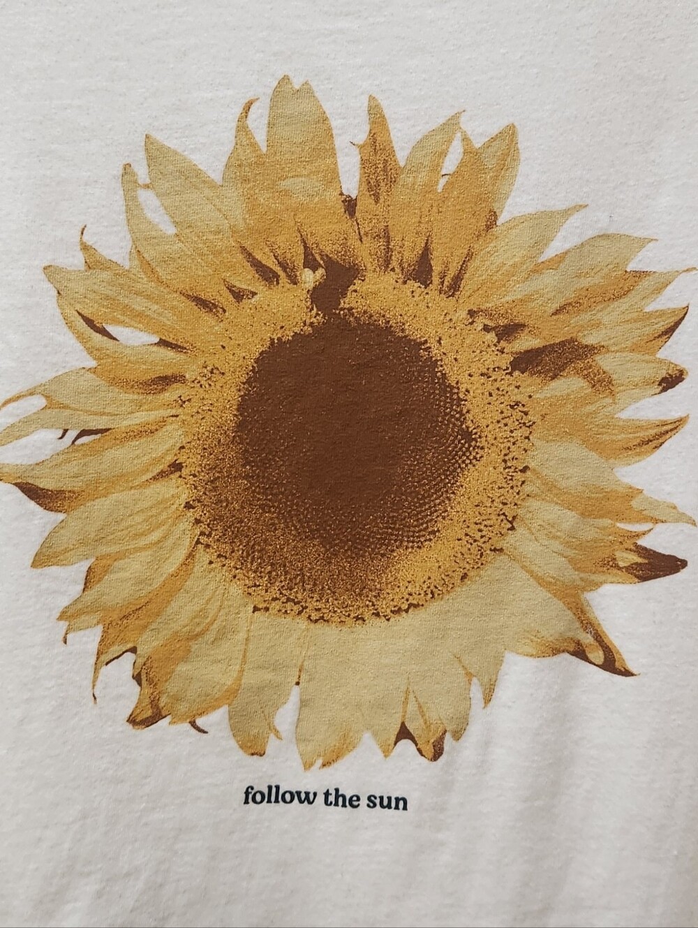 OLD NAVY sunflower Tee Size Large - Picture 3 of 7